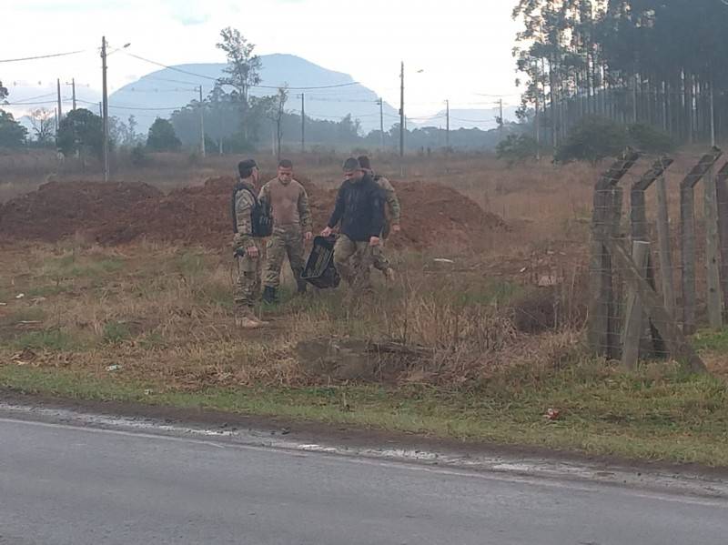 Bope detona artefatos explosivos encontrados em Nova Veneza — foto 1