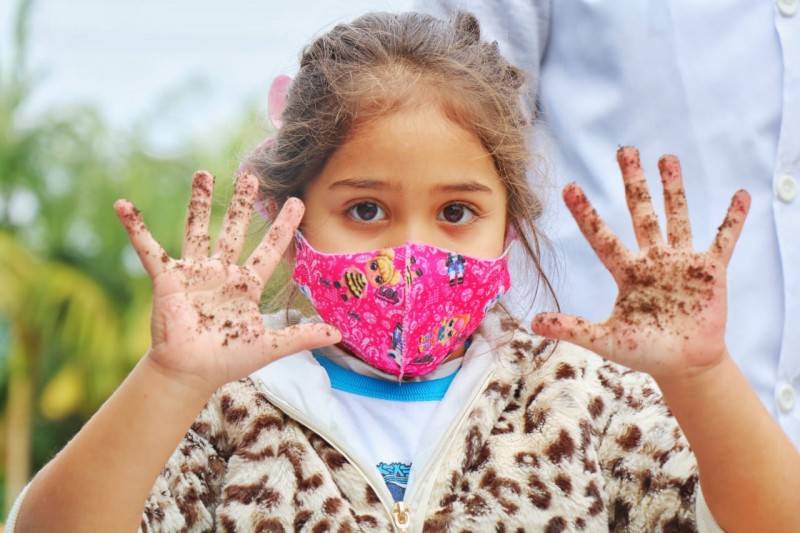 Em Nova Veneza, crianças aprendem sobre cultivo de horta e alimentação saudável — foto 8