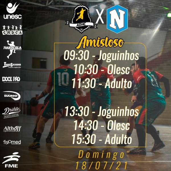 Handebol da FME de Criciúma/ADHC realiza amistosos em preparação para competições nacionais — foto 1