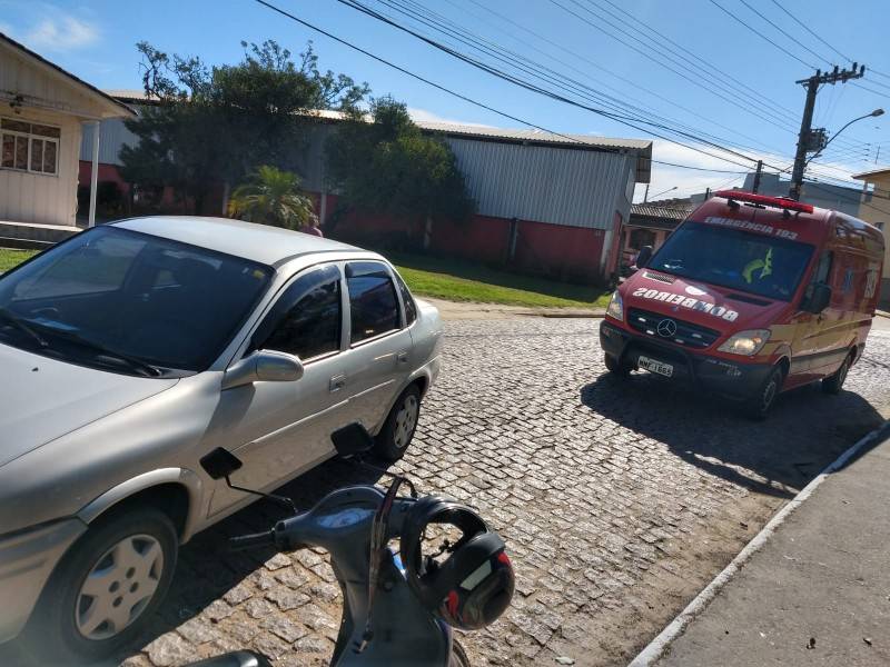 Motociclista fica ferido em acidente no distrito de Estação Cocal — foto 1