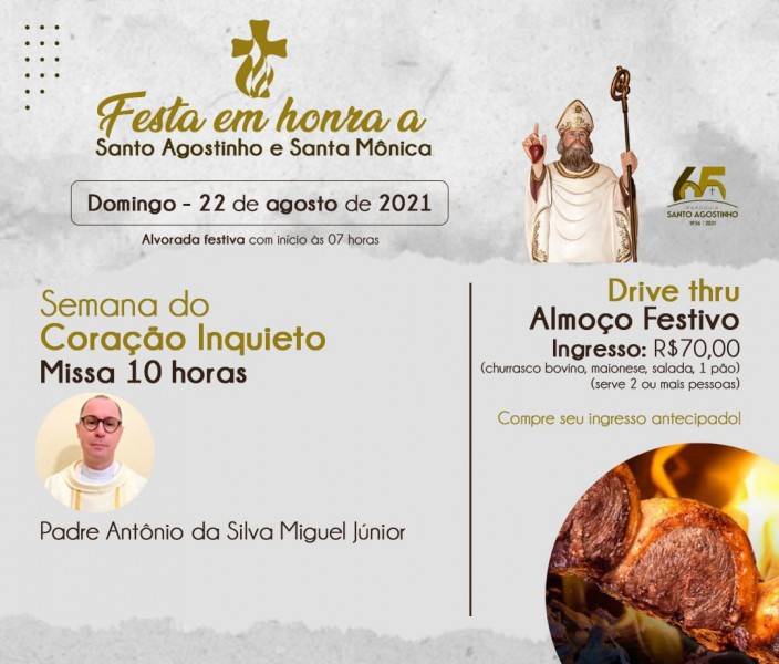 Comunidade de Rio Maina se prepara para mais uma festa em honra a Santo Agostinho e Santa Mônica — foto 1