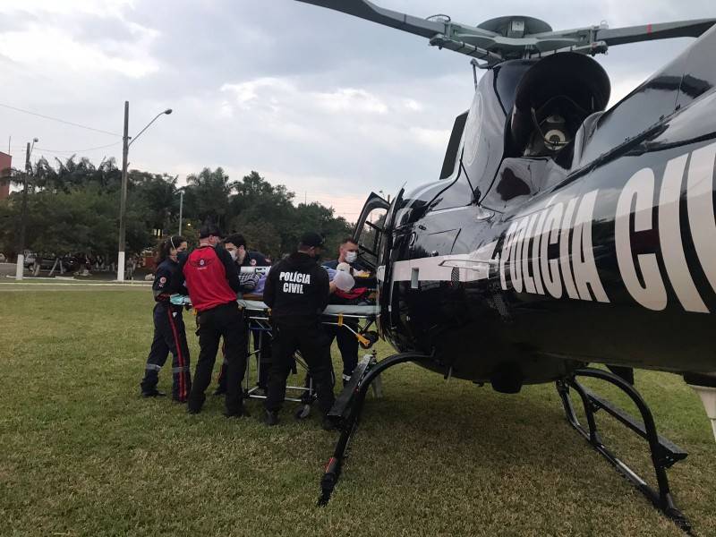Colisão entre carro e moto deixa duas pessoas feridas em Nova Veneza — foto 2