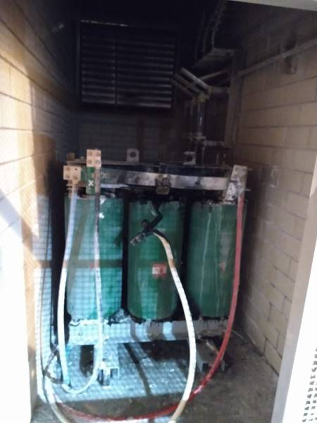 Empresa tem transformador de energia danificado por incêndio em Criciúma — foto 2