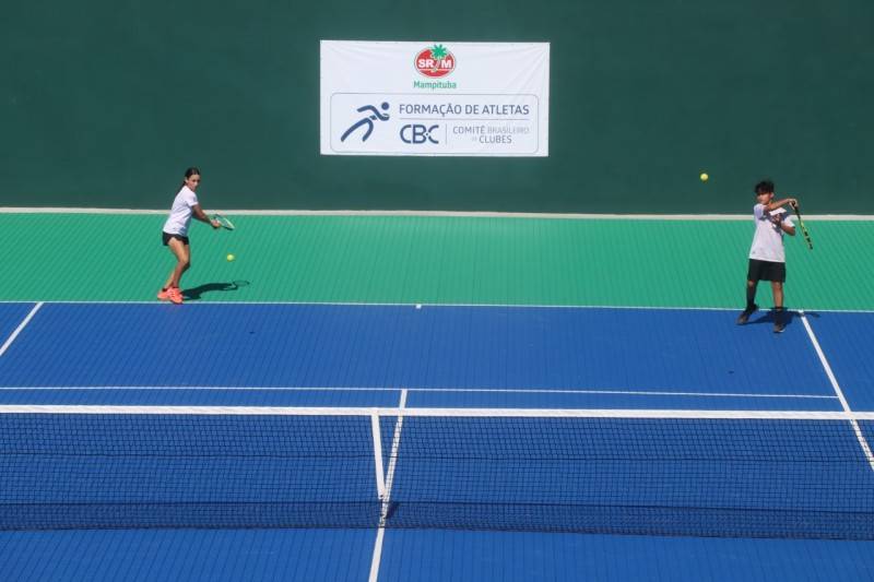 S.R. Mampituba inaugura sua primeira quadra rápida de tênis — foto 1