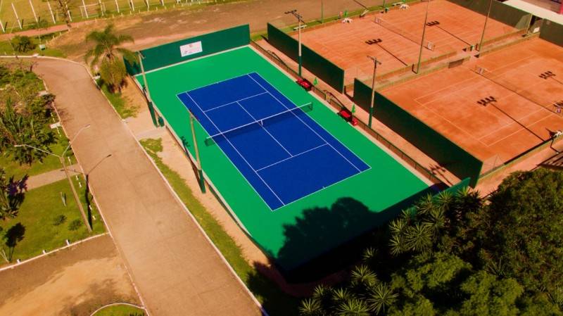 S.R. Mampituba inaugura sua primeira quadra rápida de tênis — foto 2
