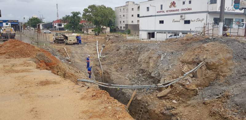 Binário do bairro São Luiz avança com escavação da Trincheira — foto 4