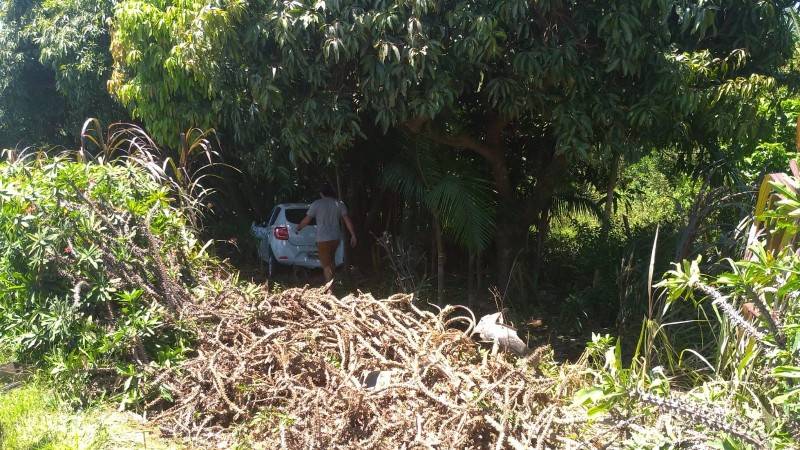 Carro sai da pista e colide em árvore na SC-445 em Içara — foto 6