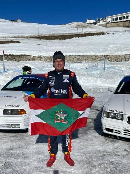 Criciumense participa de desafio na neve em Andorra — foto 1