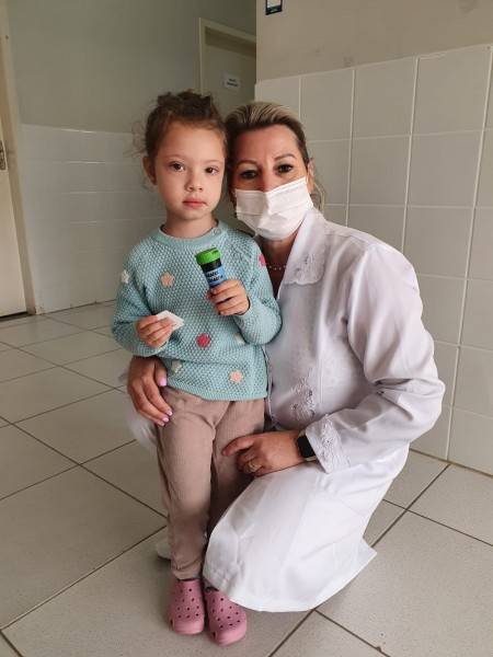 Mais de 400 pessoas são vacinadas contra gripe e sarampo em Siderópolis — foto 1