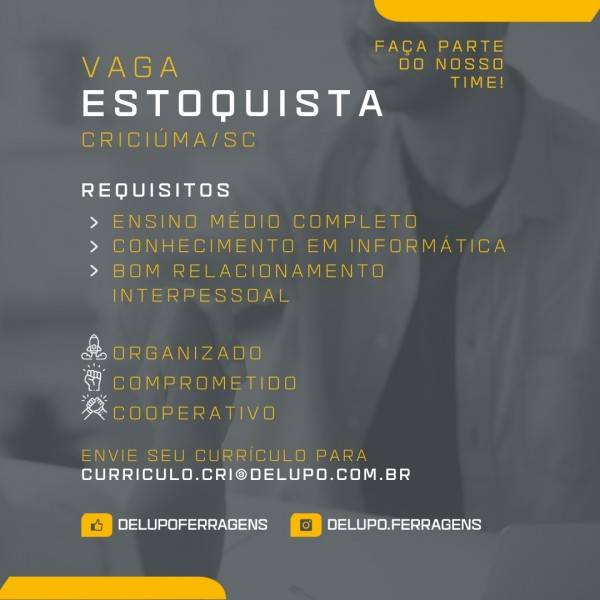 Vagas de emprego no Sul de Santa Catarina — foto 2