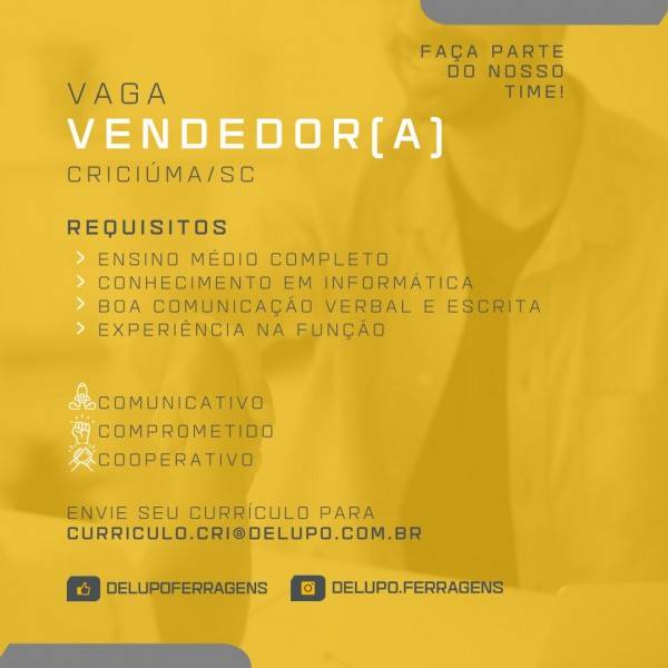 Vagas de emprego no Sul de Santa Catarina — foto 5
