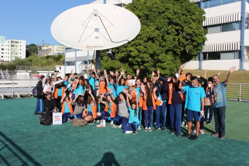 Alunos de Morro da Fumaça visitam Centro Integrado de Gerenciamento de Riscos e Desastres na Capital — foto 3