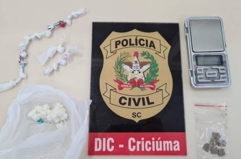 Polícia Civil de Criciúma deflagra operação e prende dois em flagrante por tráfico de drogas — foto 1