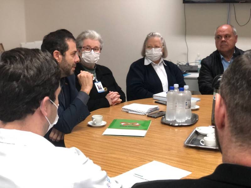 HSJosé recebe a visita do secretário adjunto de saúde do estado — foto 1