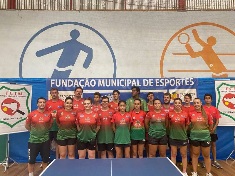 Mampituba/FME Criciúma disputa Estadual de Tênis de Mesa em Jaraguá — foto 1
