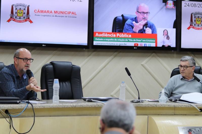 Terceiro setor e Legislativo debatem sobre a criação do Dia de Doar em Criciúma — foto 2