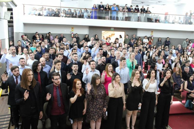 Formatura celebra conquista de acadêmicos UniSatc — foto 1