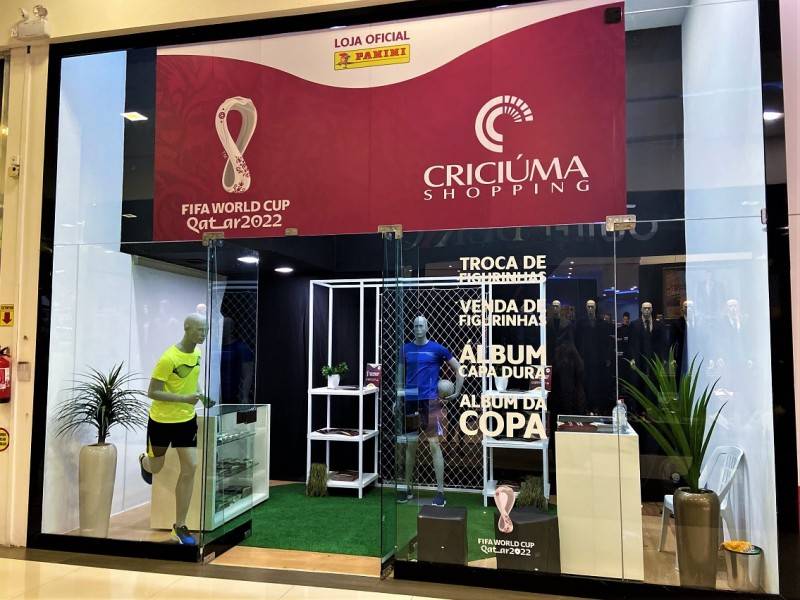 Loja oficial de álbuns e figurinhas da Copa do Mundo chega ao Criciúma Shopping — foto 1