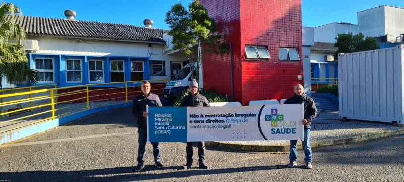 SindiSaúde protesta contra supostas contratações irregulares no HMISC — foto 2