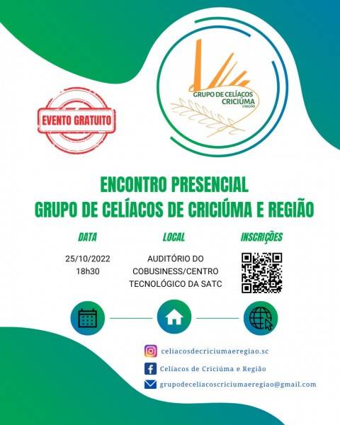 Grupo busca reunir celíacos e promover inclusão em Criciúma e região — foto 1