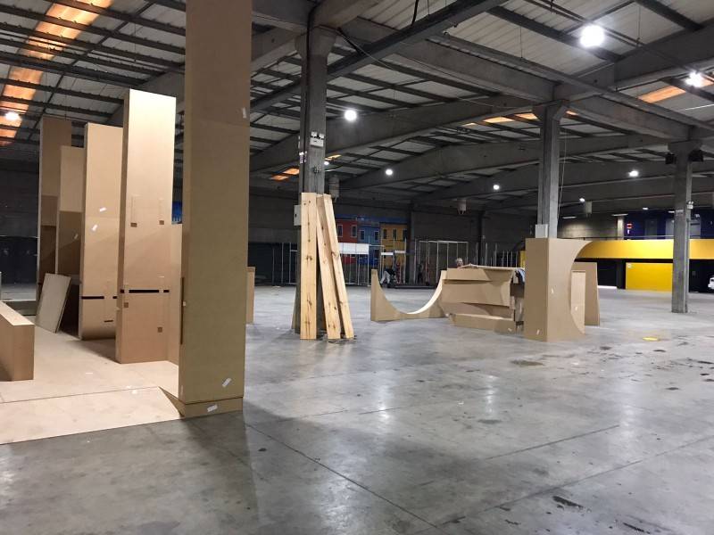 Estrutura da Feira CasaPronta Criciúma começa a ser montada — foto 1