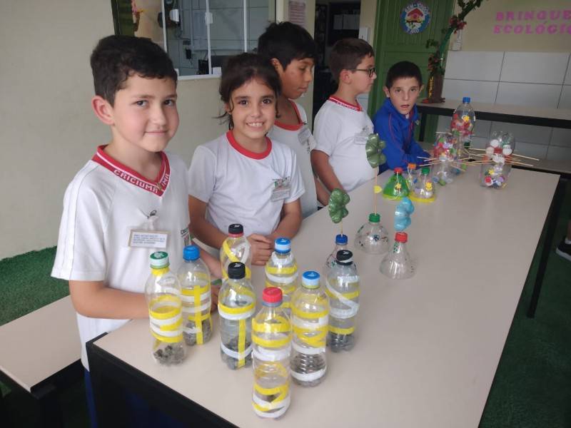 Brinquedos ecológicos estimulam empreendedorismo nas escolas de Criciúma — foto 1