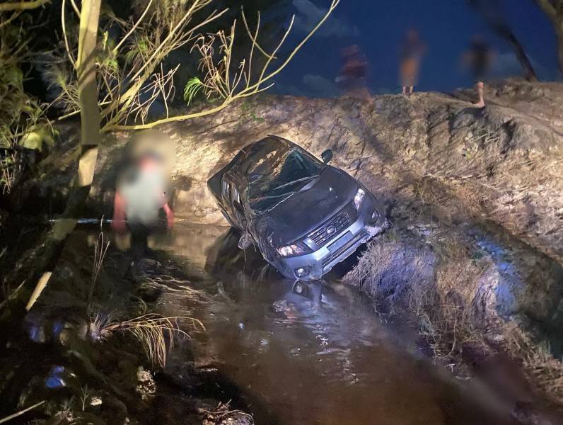 Capotamento é registrado em Jaguaruna — foto 1