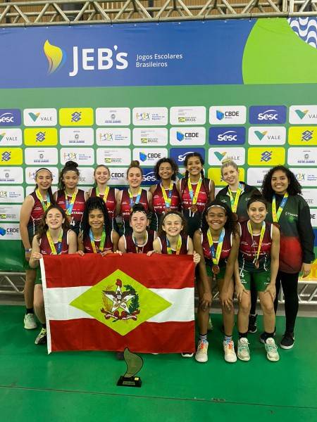 Basquete do Colégio Satc é destaque nos Jogos Escolares Brasileiros — foto 1