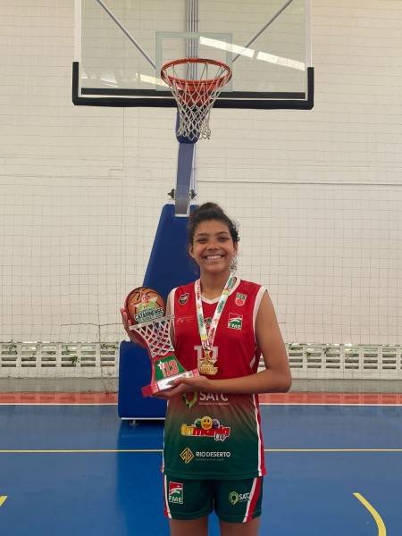Basquete da  S.R. Mampituba/FME Criciúma/Satc é campeão Catarinense Sub-13 — foto 2