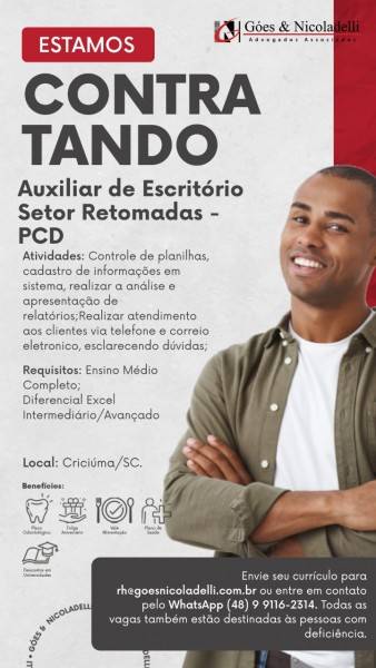 Vagas de emprego no Sul de Santa Catarina — foto 1