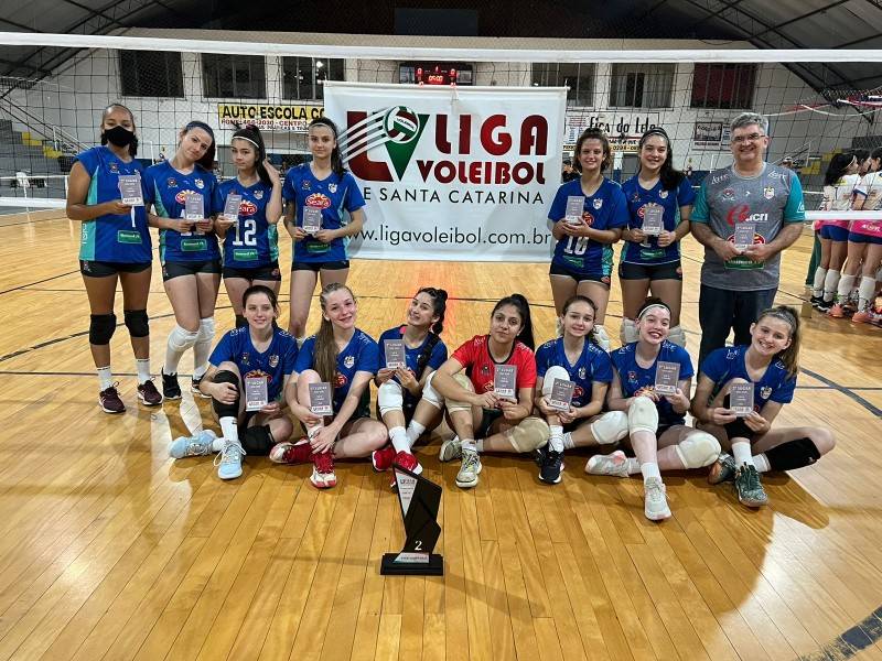 Vôlei de Forquilhinha recebe pela nova vez o 'Troféu Eficiência Feminino' — foto 2