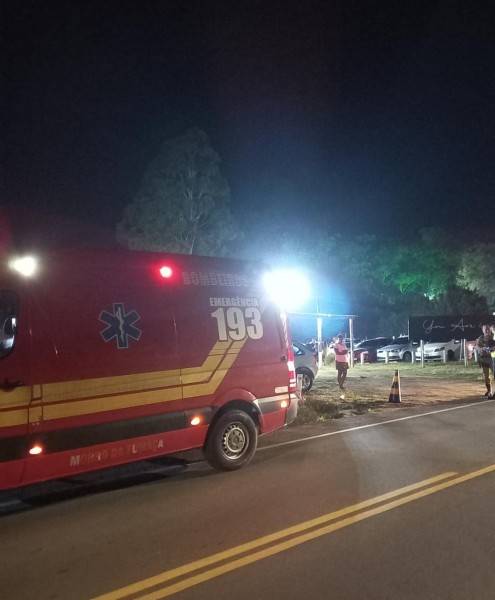 Motociclista fica ferido em acidente em Içara — foto 1