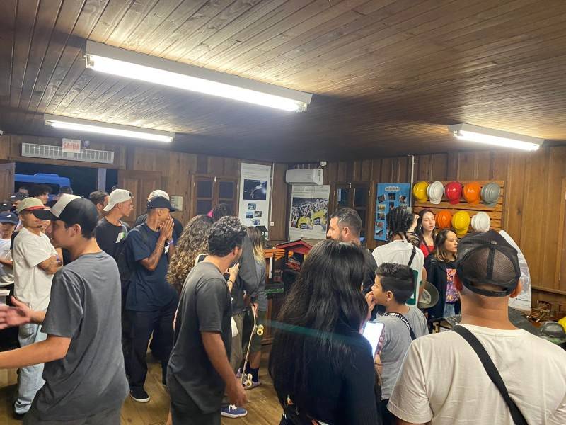 Skatistas do STU conhecem a Mina de Visitação e o Parque Astronômico em Criciúma — foto 2