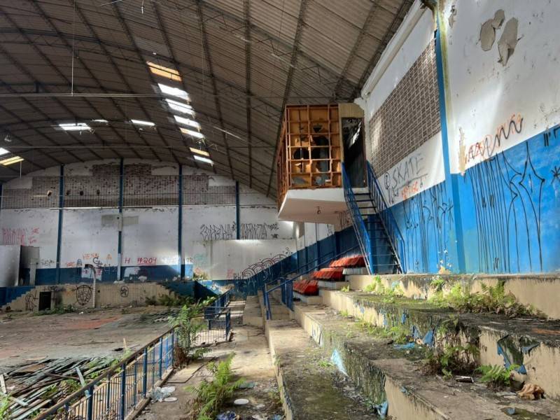 Tubarão: com risco de desabamento, Ginásio José Warmuth terá acessos fechados — foto 2