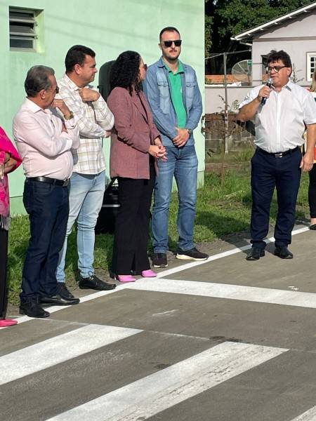 Prefeitura entrega obra de pavimentação para comunidade de Maracajá — foto 1