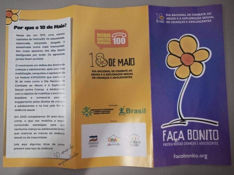 Siderópolis realiza ações em alusão ao Dia Nacional de Combate ao Abuso e à Exploração Sexual — foto 7