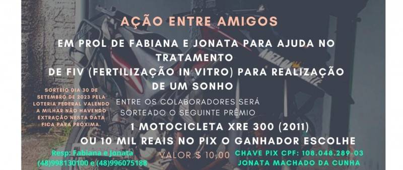 Casal promove rifa solidária para ajudar no tratamento gestacional — foto 1