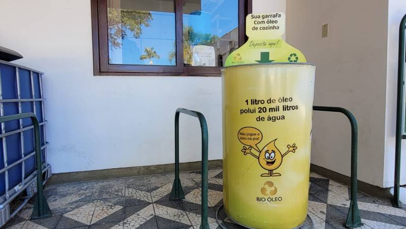 Urussanga disponibiliza ecopontos para coleta de óleo de cozinha — foto 1