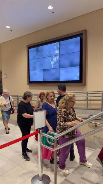Projeto 'Viva pra valer' do Nações Shopping, leva Serviço do Idoso da Afasc para as salas de cinema — foto 2