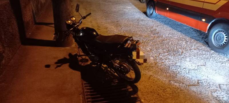 Colisão envolvendo carro e moto é registrada em Urussanga — foto 2