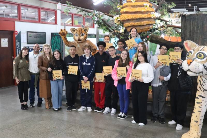 Vereadores Mirins visitam o Museu de Zoologia da Unesc — foto 1