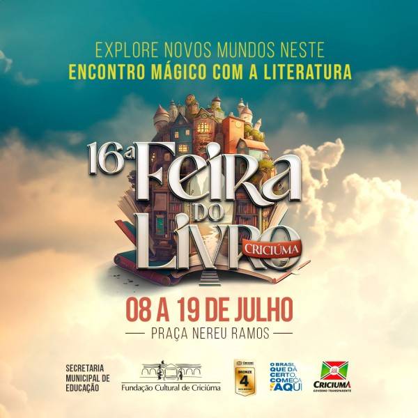 16ª Feira do Livro inicia neste sábado em Criciúma — foto 1
