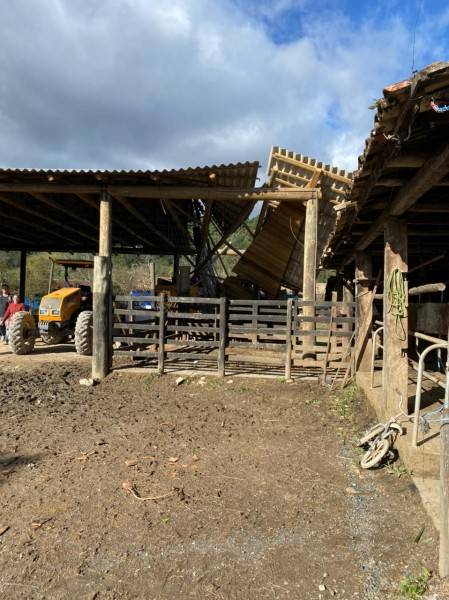 Ciclone provocou prejuízos para produtores rurais da Amrec e Amesc — foto 2