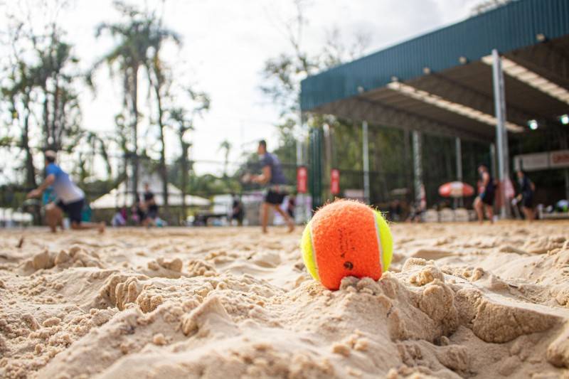 Mampituba realiza aulão de beach tennis para crianças — foto 1
