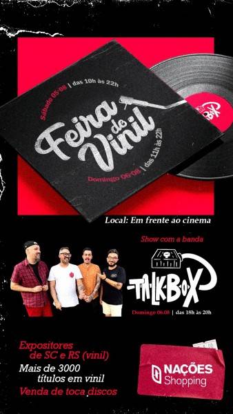 Feira de Vinil com mais de três mil títulos acontece em Criciúma — foto 1