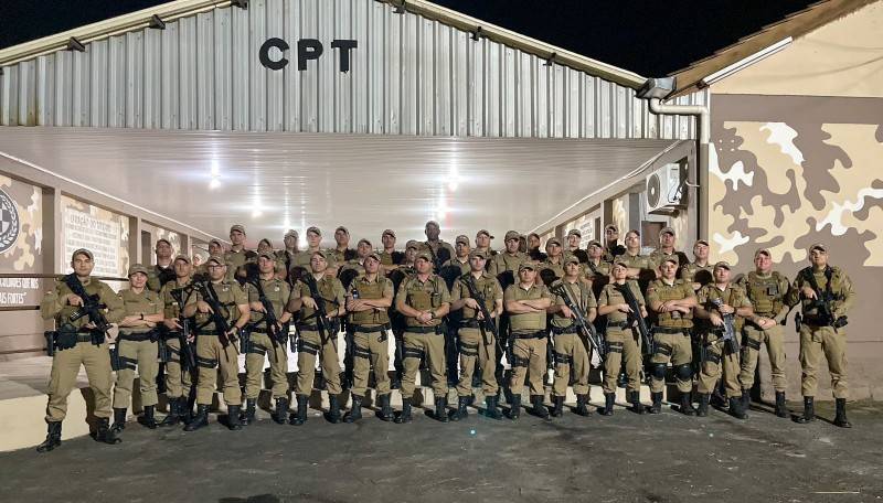 Com mais de 40 policiais, PM realiza operação contra o tráfico e prevenção de crimes patrimoniais em Criciúma — foto 36