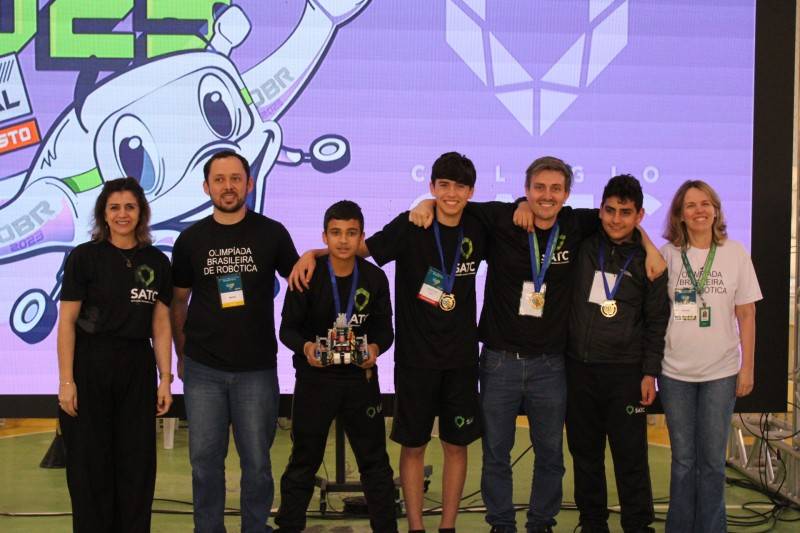 Colégio Satc é bicampeão estadual da Olimpíada Brasileira de Robótica — foto 1