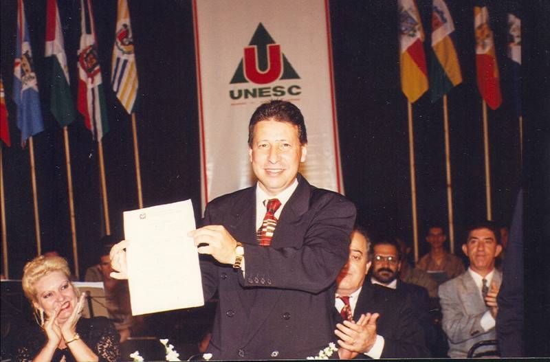 “Além de uma Universidade Comunitária, a Unesc é humanitária”, enfatiza o ex-reitor Edson Rodrigues — foto 1