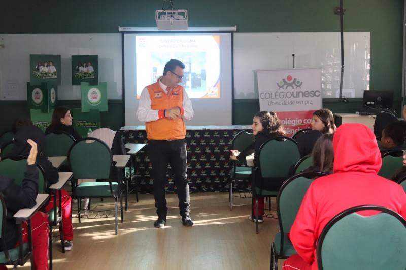 Colégio Unesc passa a receber o programa Defesa Civil na Escola — foto 1