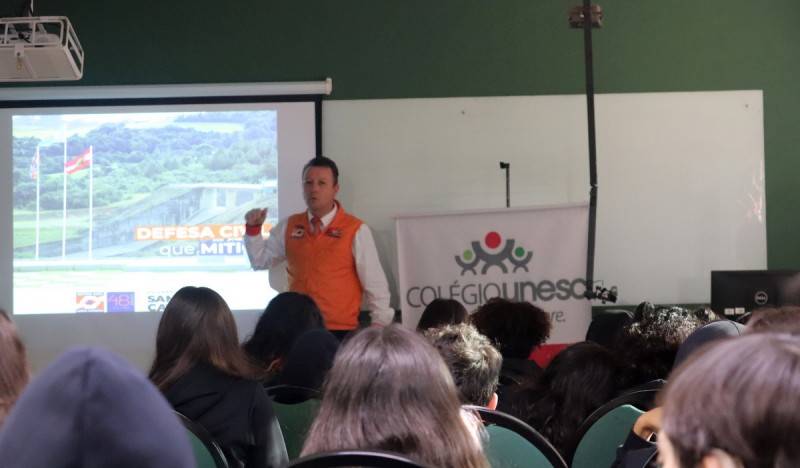 Colégio Unesc passa a receber o programa Defesa Civil na Escola — foto 4